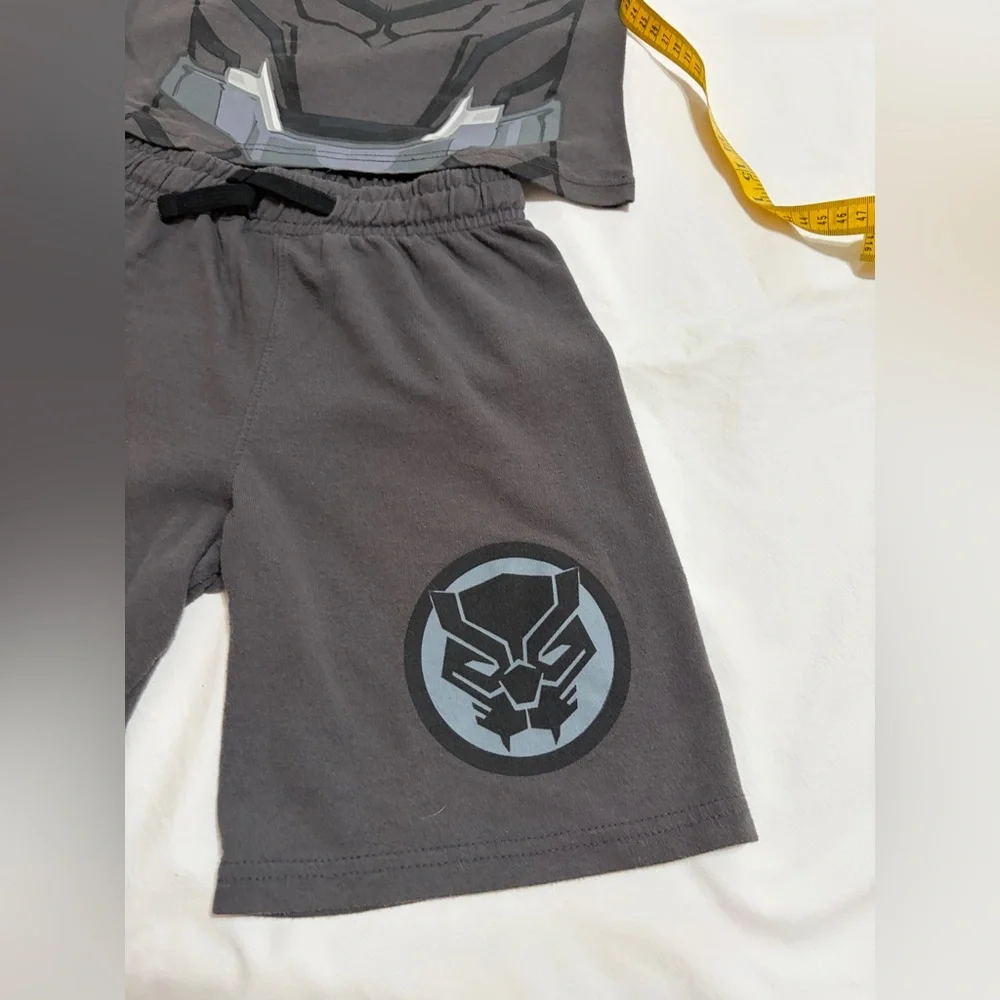 Kids Superhero Costume Set - Black Panther Design (31) - Picture 9 of 15